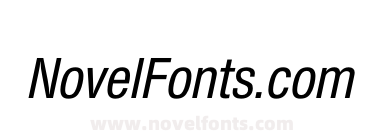 FSP DEMO Suiza Condensed Medium Italic