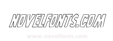 Grim Ghost Outline Italic