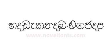Fontoshan Sinhala Handwrite