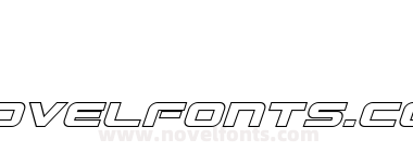 Gunship Outline Italic