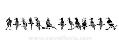 HFF Bird Stencil