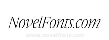 Gamuth Display Light Italic