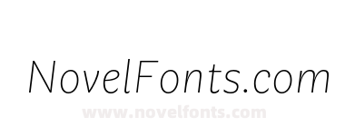 Geller Sans Test Thin Italic