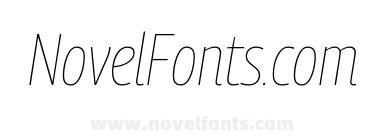 Georama Semi Condensed Thin Italic
