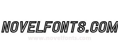 Hallandale Inline Italic JL