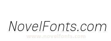 Haskoy Extra Light Italic