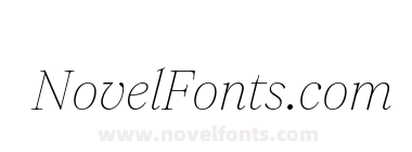 HvD Trial Palast Display Thin Italic