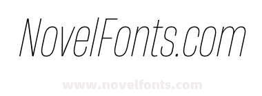 Heading Now Trial 41 Thin Italic