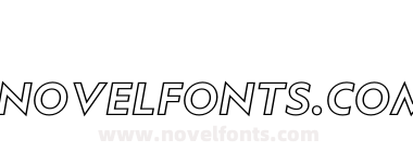 Jackhammer Pro Thick Outline Italic