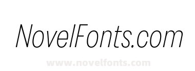 Komplekt 040 Extra Light Italic TRIAL