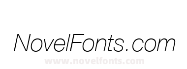 Helvetica LT 36 Thin Italic