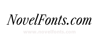 Libre Caslon Condensed Italic