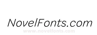 Mc Queen Grotesk Trial Light Italic