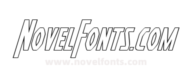 Heroes Assemble Outline Italic