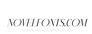 Menasha Brown Italic