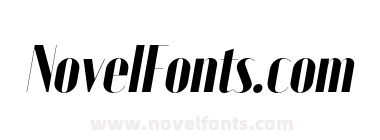 Moniqa Black Italic Display