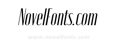 Moniqa Condensed Italic Heading