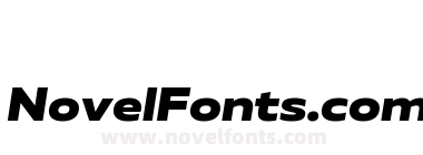 Muller Next Wide Trial Extra Bold Italic