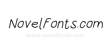 HoneyBee Book Italic