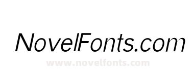 PARACHUTESSANS Thin Italic