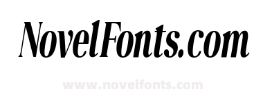 Perfectly Nostalgic Condensed B Condensed Bold Italic