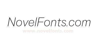 Practical Grotesk TRIAL Extra Light Italic