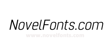 Hurufo & Numero Thin Italic