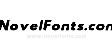 Hussar Nova Black Italic