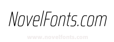Saira Extra Condensed Thin Italic