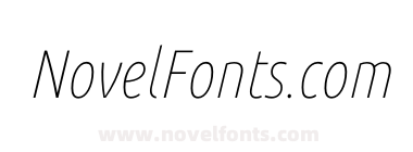 Ubuntu Sans Condensed Thin Italic