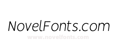 Vision Light Italic