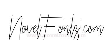 signature font