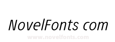 Josefa Rounded Reduced Light Italic