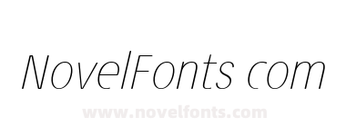Josefa Rounded Reduced Thin Italic