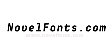 Decima Mono Pro Bold Italic