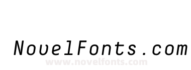 Decima Mono Pro Italic