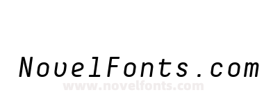 Decima Mono Pro Italic