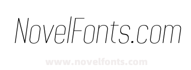 Dinesqo 4F Ultra Light Italic