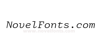 DraftingMono-LightItalic