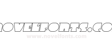 Frenzy Outline Italic