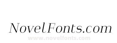 Heimat Didone 16 Extra Light Italic