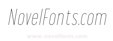 Maxwell Sans Ultra Light Italic