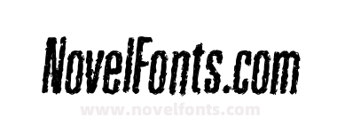 Pewter Corroded Italic