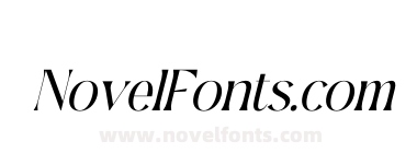 Qedgan Mellodysta Serif Italic