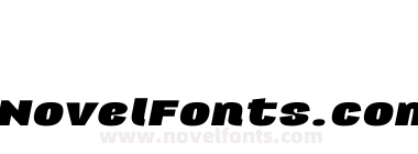 Republica 4F Extra Wide Black Italic