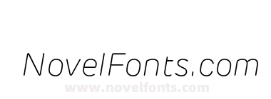 Rubrik Extra Light Italic