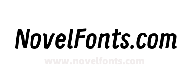 Supernettcn Bold Cond Italic
