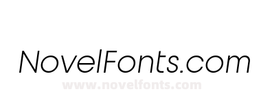 Unigeo32 Trial Light Italic