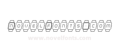 i Chrono Outline Italic