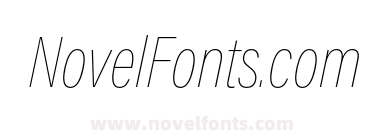 Acumin Pro Condensed Thin Italic